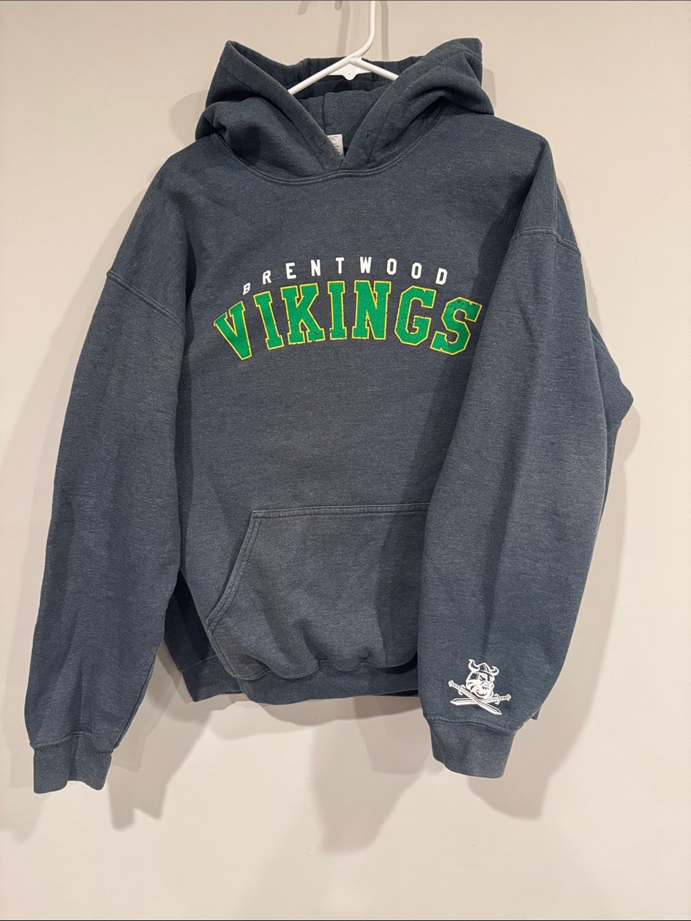 GILDAN Brentwood Vikings Spirit Wear Hoodie Men’s Large